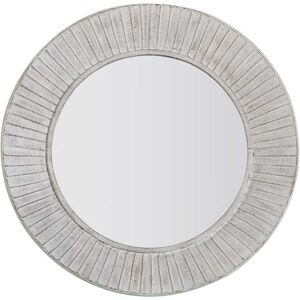 Gallery Ramlia Round Mirror, 81x81cm, Distressed Cream Gallery Ramlia Round Mirror, 81x81cm, Distressed Cream