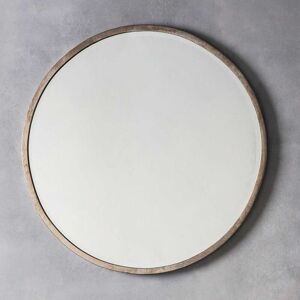 Gallery Higgins Round Mirror, Antique Silver Gallery Higgins Round Mirror, Antique Silver