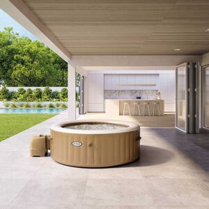 Intex PureSpa Bubble Massage Inflatable Hot Tub, 4 Person Intex PureSpa Bubble Massage Inflatable Hot Tub, 4 Person
