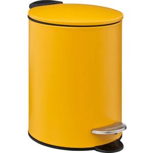 5five Colours Soft Close Pedal Bin, 3L, Mustard 5five Colours Soft Close Pedal Bin, 3L, Mustard