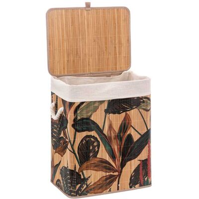 5five Tropical Bamboo Laundry Basket, 60L 5five Tropical Bamboo Laundry Basket, 60L