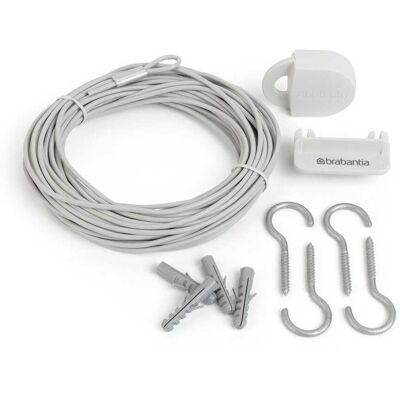 Brabantia Clothes Line Set, White Brabantia Clothes Line Set, White