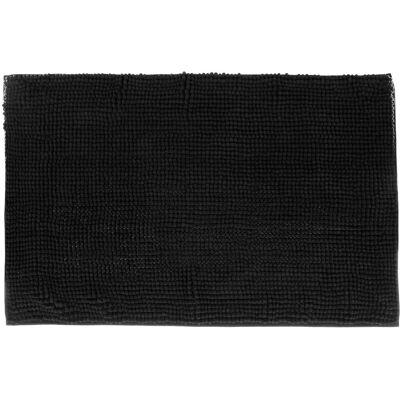 5five Kohl Chenille Bath Mat, Black 5five Kohl Chenille Bath Mat, Black