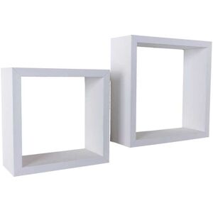 Casa Core Products Hudson 2 Cube Shelf Kit, 25cm, Matt White Casa Core Products Hudson 2 Cube Shelf Kit, 25cm, Matt White