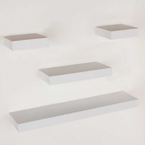 Casa Core Products Hudson Narrow 4 Shelf Kit, Matt White Casa Core Products Hudson Narrow 4 Shelf Kit, Matt White