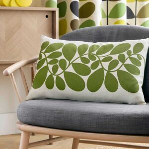 Orla Kiely Sycamore Stripe Cushion, Dill Green Orla Kiely Sycamore Stripe Cushion, Dill Green