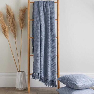 Hayden Blue Throw - Throw Blanket Hayden Blue Throw - Throw Blanket
