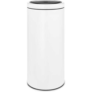 Brabantia Flat Top Touch Bin, 30L, White Brabantia Flat Top Touch Bin, 30L, White