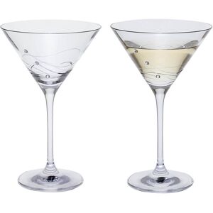Dartington Crystal Glitz Martini Glasses, Set of 2 Dartington Crystal Glitz Martini Glasses, Set of 2