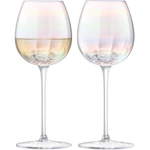 LSA Pearl White Wine Glass, Set of 2 LSA Pearl White Wine Glass, Set of 2