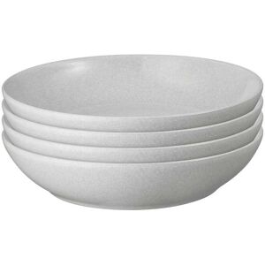 Denby Pasta Bowls, Set of 4, Dove Grey Denby Pasta Bowls, Set of 4, Dove Grey