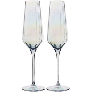 Anton Studio Design Palazzo Champagne Flutes, Set of 2, Pearl Anton Studio Design Palazzo Champagne Flutes, Set of 2, Pearl