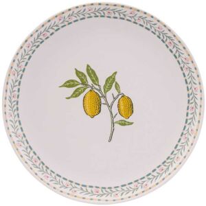 William Morris At Home Fruit Melamine Dinner Plates, Set of 4, Green William Morris At Home Fruit Melamine Dinner Plates, Set of 4, Green