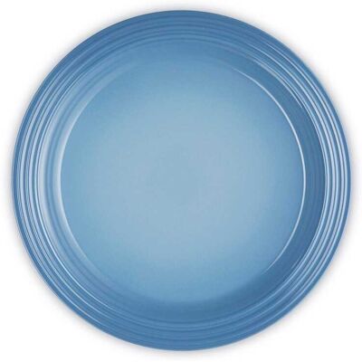 Le Creuset Stoneware Dinner Plate, 27cm, Chambray Le Creuset Stoneware Dinner Plate, 27cm, Chambray