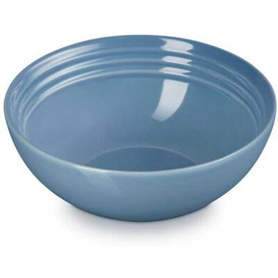 Le Creuset Stoneware Cereal Bowl, 16cm, Chambray Le Creuset Stoneware Cereal Bowl, 16cm, Chambray