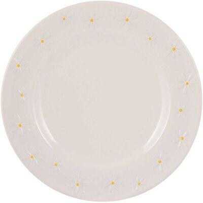 Price & Kensington Daisy Dinner Plate, Cream Price & Kensington Daisy Dinner Plate, Cream