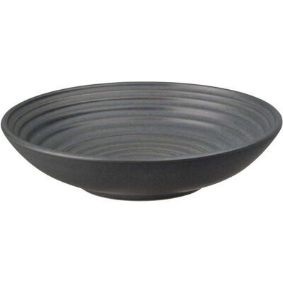 Denby Studio Grey Ridged Bowl, Small, Charcoal Denby Studio Grey Ridged Bowl, Small, Charcoal