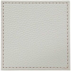 Denby Faux Leather Coasters, Set of 4, Natural Denby Faux Leather Coasters, Set of 4, Natural