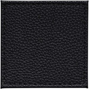 Denby Reversible Faux Leather Coasters, Set of 4, Black/Grey Denby Reversible Faux Leather Coasters, Set of 4, Black/Grey