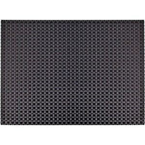 Denby Woven Vinyl Placemat, Black Denby Woven Vinyl Placemat, Black