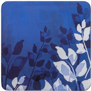 Denby Blue Foliage Coasters, Set of 6 Denby Blue Foliage Coasters, Set of 6