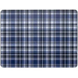 Denby Elements Checks Placemats, Set of 6, Black Denby Elements Checks Placemats, Set of 6, Black