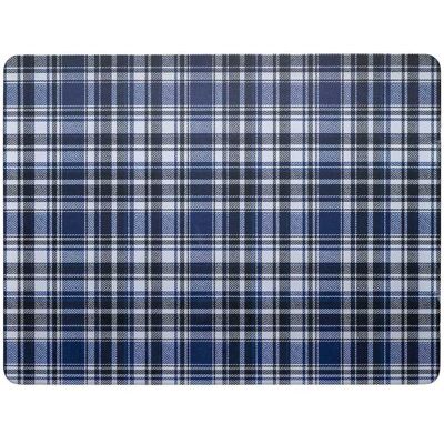 Denby Elements Checks Placemats, Set of 6, Black Denby Elements Checks Placemats, Set of 6, Black