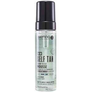 Sienna X Medium Deep Self Tan Clear Water Mousse 200ml Sienna X Medium Deep Self Tan Clear Water Mousse 200ml