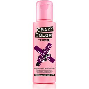Crazy Color Semi Permanent Hair Colour Cream in Aubergine, 100ml Crazy Color Semi Permanent Hair Colour Cream in Aubergine, 100ml