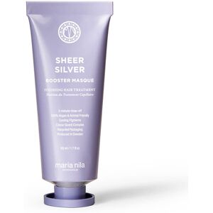 Maria Nila Sheer Booster Masque Finishing Hair Treatment in Silver, 50ml Maria Nila Sheer Booster Masque Finishing Hair Treatment in Silver, 50ml