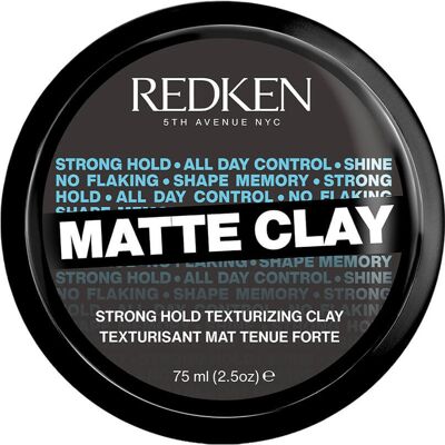 Redken Matte Clay - Strong Hold Texturising Clay for Men and Women Redken Matte Clay - Strong Hold Texturising Clay for Men and Women