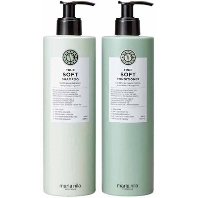 Maria Nila True Soft Shampoo & Conditioner Duo - Moisturizes Dry Hair Maria Nila True Soft Shampoo & Conditioner Duo - Moisturizes Dry Hair
