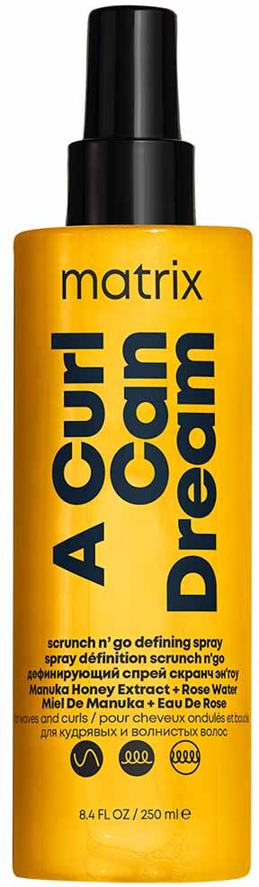 Matrix Total Results A Curl Can Dream Scrunch N' Go Defining Spray 250ml