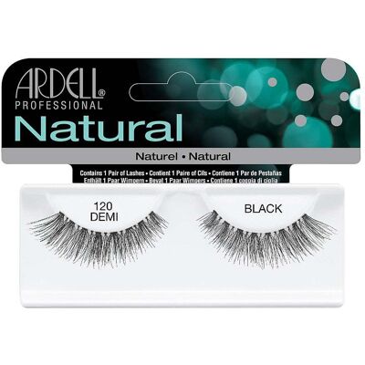 Ardell Natural Eyelashes - 120 Demi Black - False Eyelashes Ardell Natural Eyelashes - 120 Demi Black - False Eyelashes