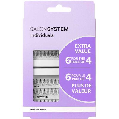 Salon System Individuals Medium Lashes, Extra Value pack, Small Salon System Individuals Medium Lashes, Extra Value pack, Small