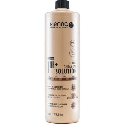 Sienna X 1 Hour Spray Solution 1 Litre in Tan, 1L Sienna X 1 Hour Spray Solution 1 Litre in Tan, 1L