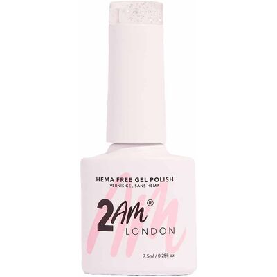 2AM London Gel Polish in Blinding Highlight, 7.5ml 2AM London Gel Polish in Blinding Highlight, 7.5ml