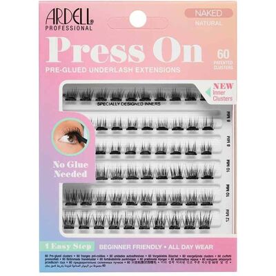 Ardell Press On Pre-Glued Underlash Extensions Naked Natural, 60ct Ardell Press On Pre-Glued Underlash Extensions Naked Natural, 60ct