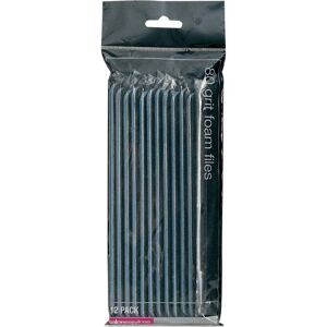 Salon Services Foam Nail File Black 80 Grit Pack of 12 Salon Services Foam Nail File Black 80 Grit Pack of 12