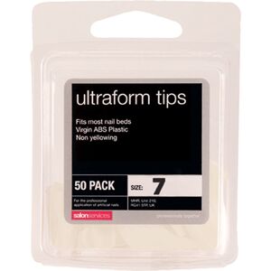 Salon Services Ultraform Tips Size Pack of 50, 7 Salon Services Ultraform Tips Size Pack of 50, 7