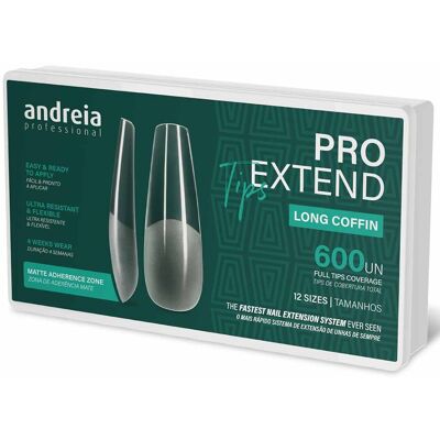 Andreia Professional Pro Extend Tips Long Coffin Andreia Professional Pro Extend Tips Long Coffin