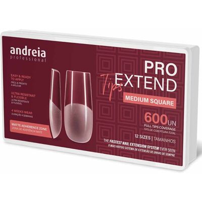 Andreia Professional Pro Extend Tips Medium Square, Small Andreia Professional Pro Extend Tips Medium Square, Small