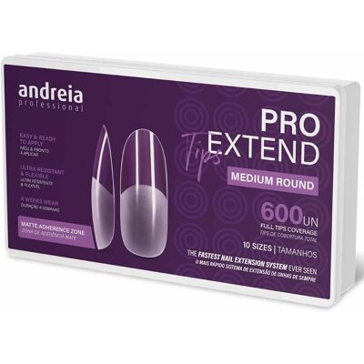 Andreia Professional Pro Extend Tips Medium Round, Small Andreia Professional Pro Extend Tips Medium Round, Small