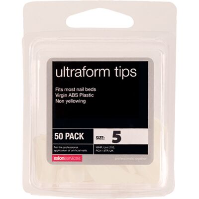Salon Services Ultraform Tips Size Pack of 50 Salon Services Ultraform Tips Size Pack of 50