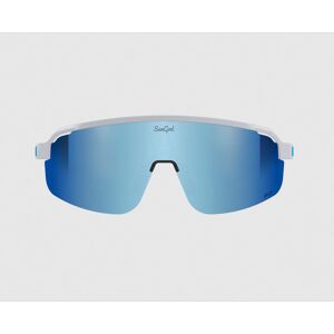 SunGod Forty2 Matte White / 8KO Silver Blue Sunglasses - Matte White Unisex SunGod Forty2 Matte White / 8KO Silver Blue Sunglasses - Matte White Unisex