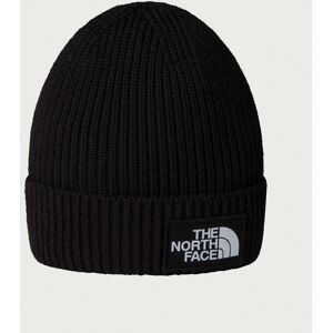 The North Face Kids TNF Logo Box Cuffed Beanie - TNF Black Unisex The North Face Kids TNF Logo Box Cuffed Beanie - TNF Black Unisex