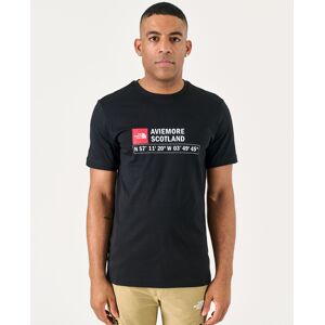 The North Face GPS Logo T-Shirt Aviemore - TNF Black - M Male The North Face GPS Logo T-Shirt Aviemore - TNF Black - M Male