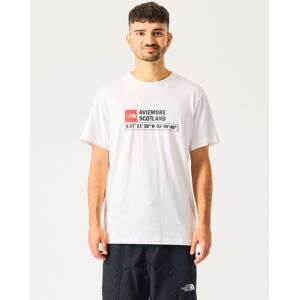 The North Face GPS Logo T-Shirt Aviemore - TNF White - XXL Male The North Face GPS Logo T-Shirt Aviemore - TNF White - XXL Male