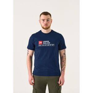 The North Face GPS Logo London T-Shirt - Summit Navy - XXL Male The North Face GPS Logo London T-Shirt - Summit Navy - XXL Male