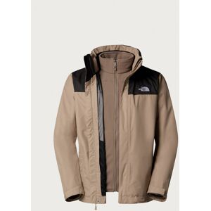 The North Face Evolve Triclimate Jacket - Mushroom Grey/Mocha Brown - S Male The North Face Evolve Triclimate Jacket - Mushroom Grey/Mocha Brown - S Male